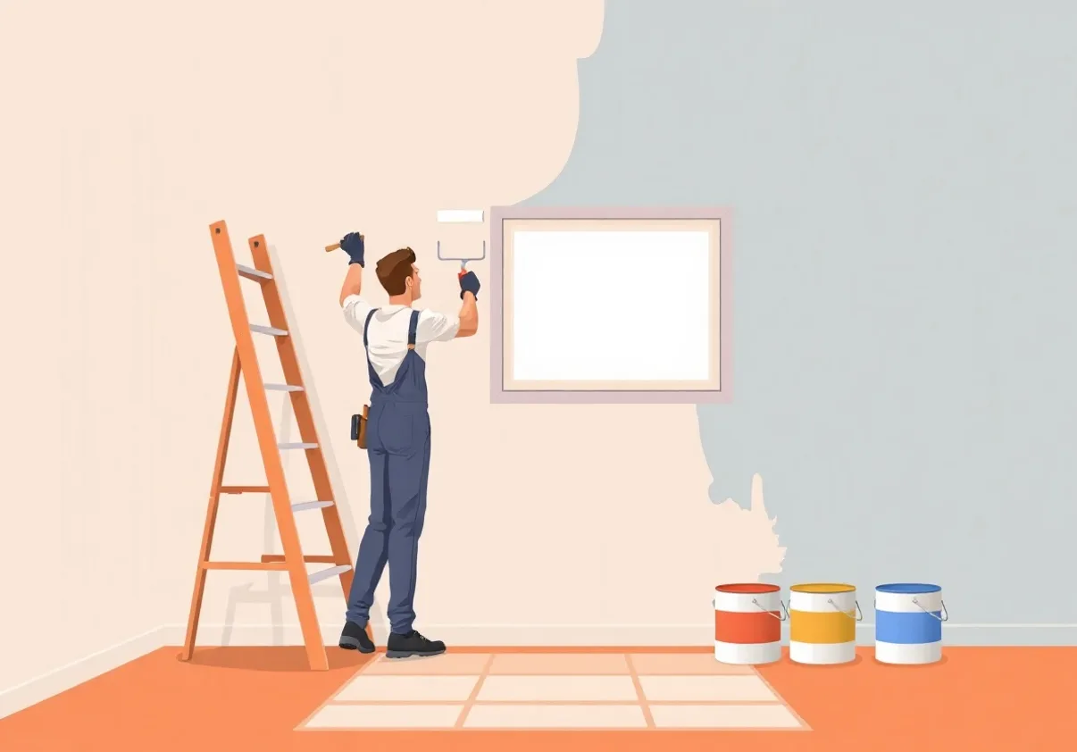 Peintre Cannes 06150 en intervention sur un chantier